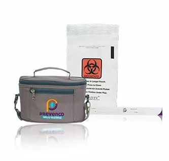 Mini nevera portátil para transporte seguro de muestras biológicas y mantenimiento de cadena de frío